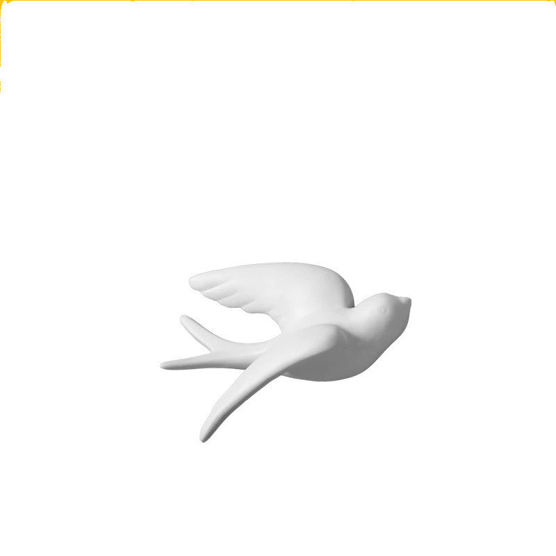 Ceramic Wall Hangings 3D Bird Decoration