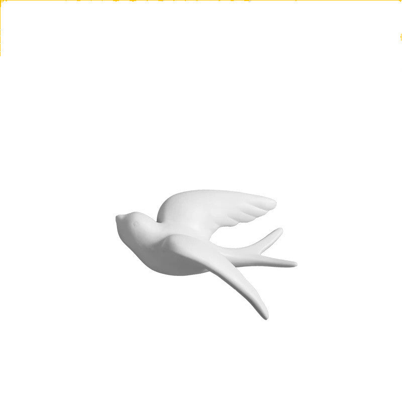 Ceramic Wall Hangings 3D Bird Decoration