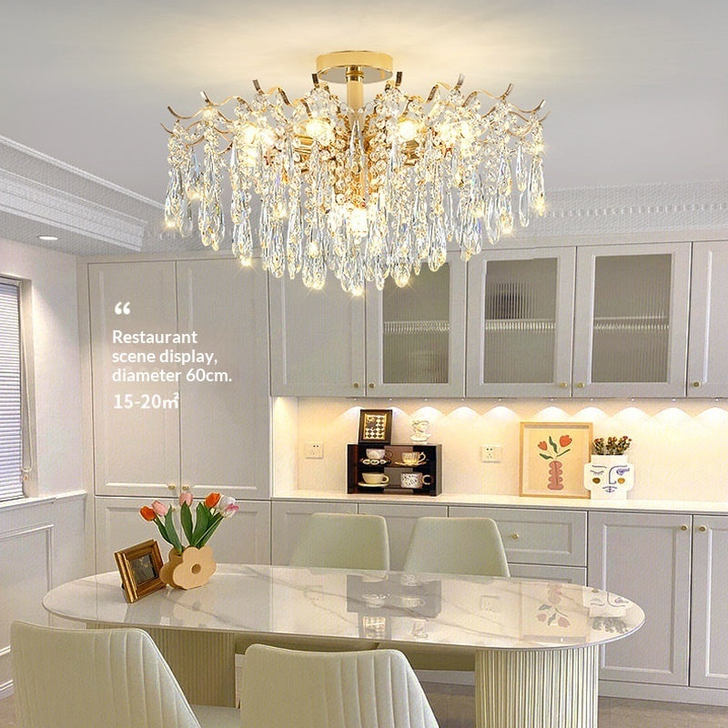 Affordable Luxury Crystal Chandeliers Add A Modern, Minimalist Touch To Your Living Room And Brighten Up Your Home Space