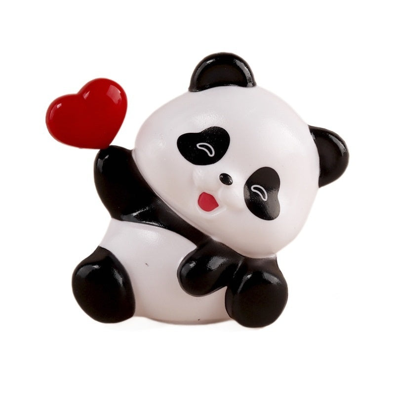 Cute Panda Children Cake Decorative Ornaments