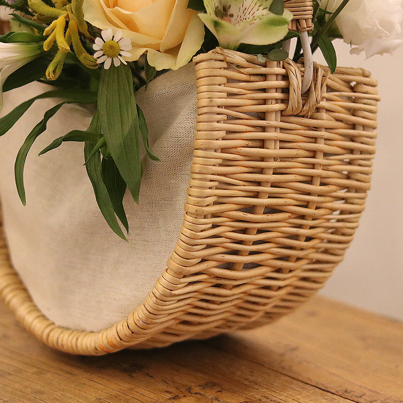 Flower Arrangement Planting Home Storage Decorative Fruit Basket