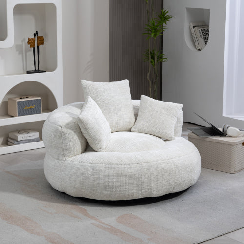 COOLMORE Lazy Sofa Durable Comfort Lounger High Back Bean Bag Chair Couch With Three Pillows For Adults And Kids, Indoor & Outdoor, Single Gaming Sofa Chair For Bedroom,Office